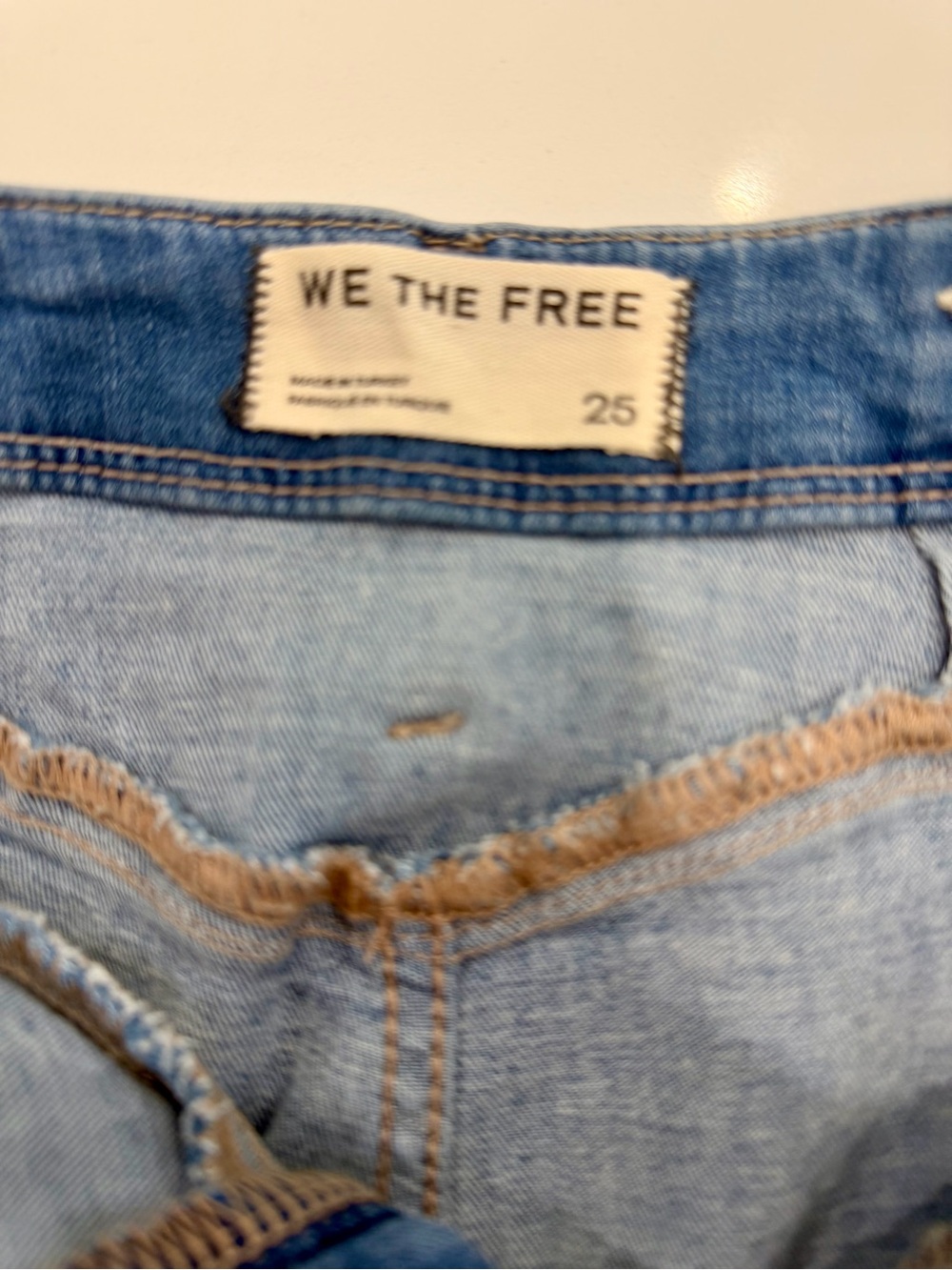 Free People Wide Leg Women’s Jeans in Medium Blue - Picture 2 of 4